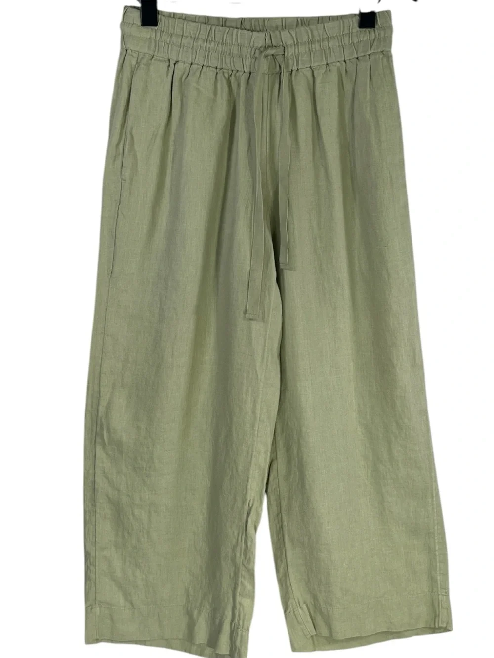 J.Crew Wide-leg seaside pant in linen Faded Pistachio Size XS